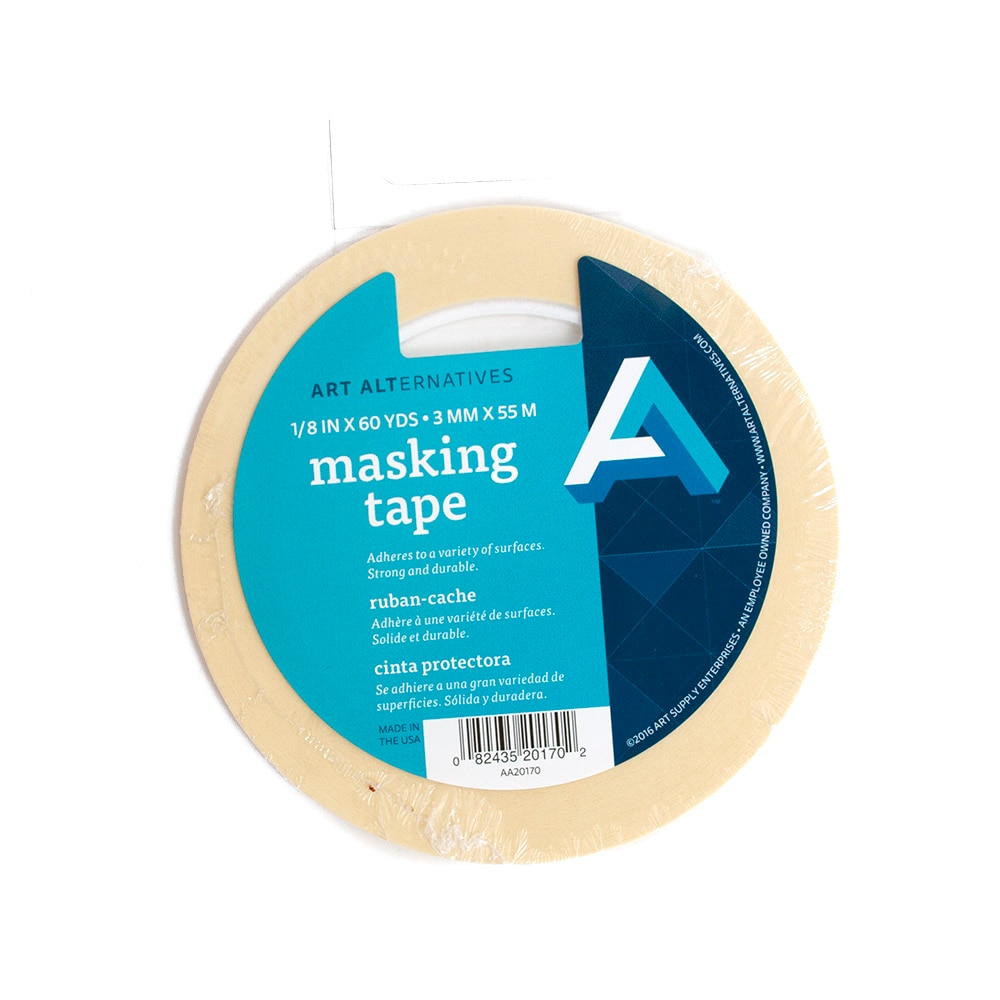 Art Alternatives, Tape, Art & School, Masking Tape, 1/8", 60 yard, 5944